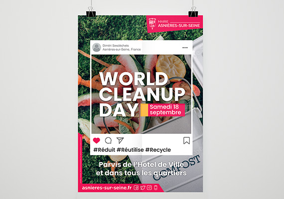 Affiche World Clean UP Day