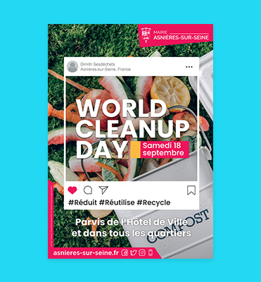 Affiche World Clean Up Day