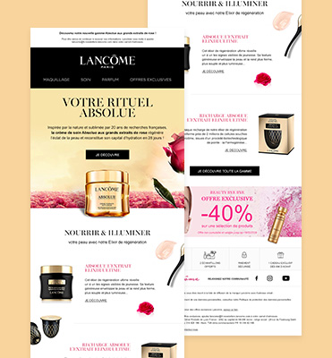 E-mailing Lancôme