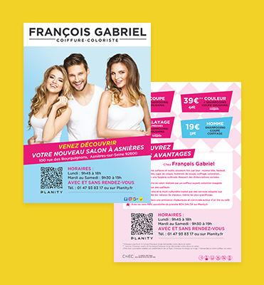 Flyer coiffeur