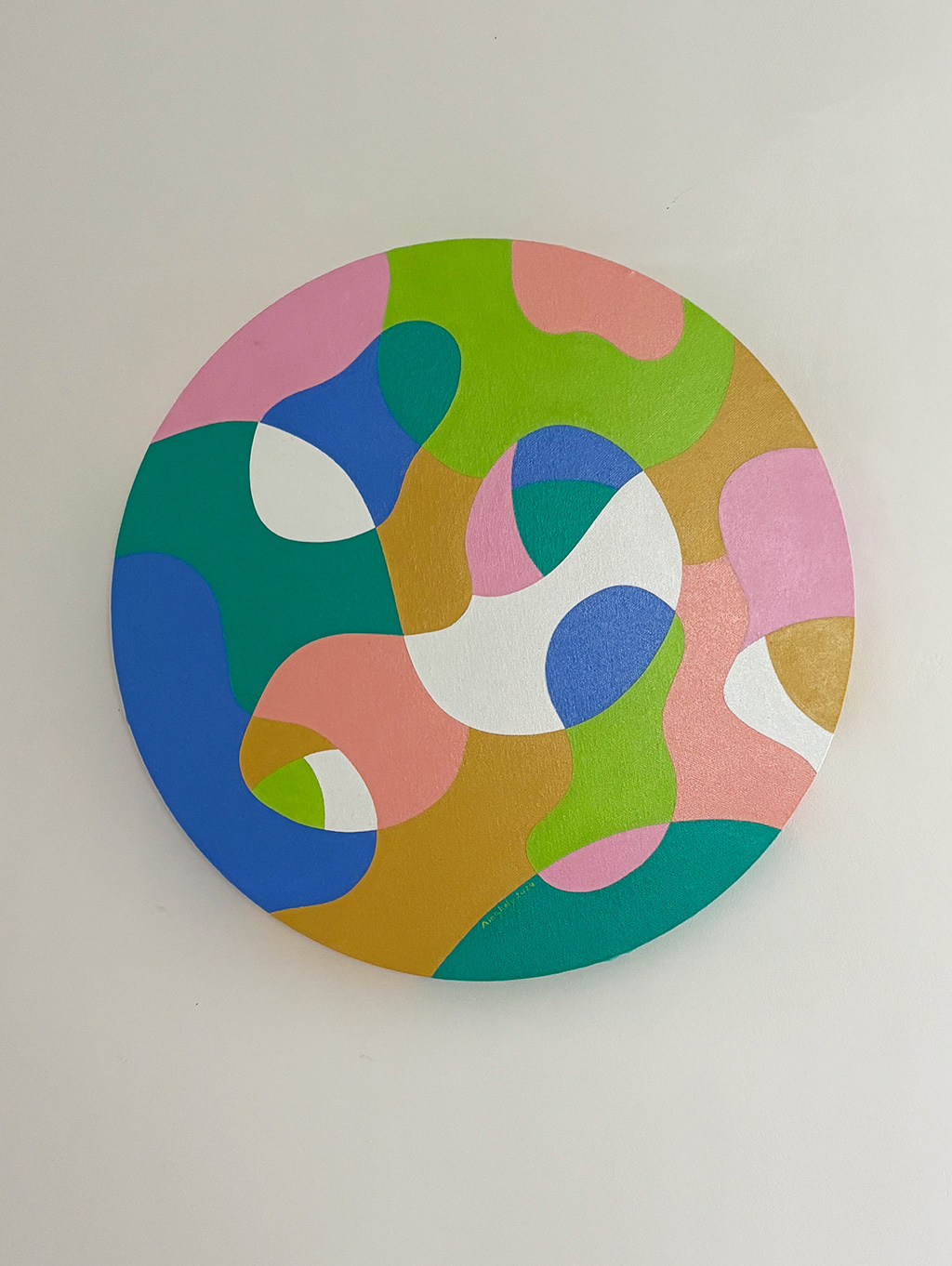 Peinture L'Homme chewinggum